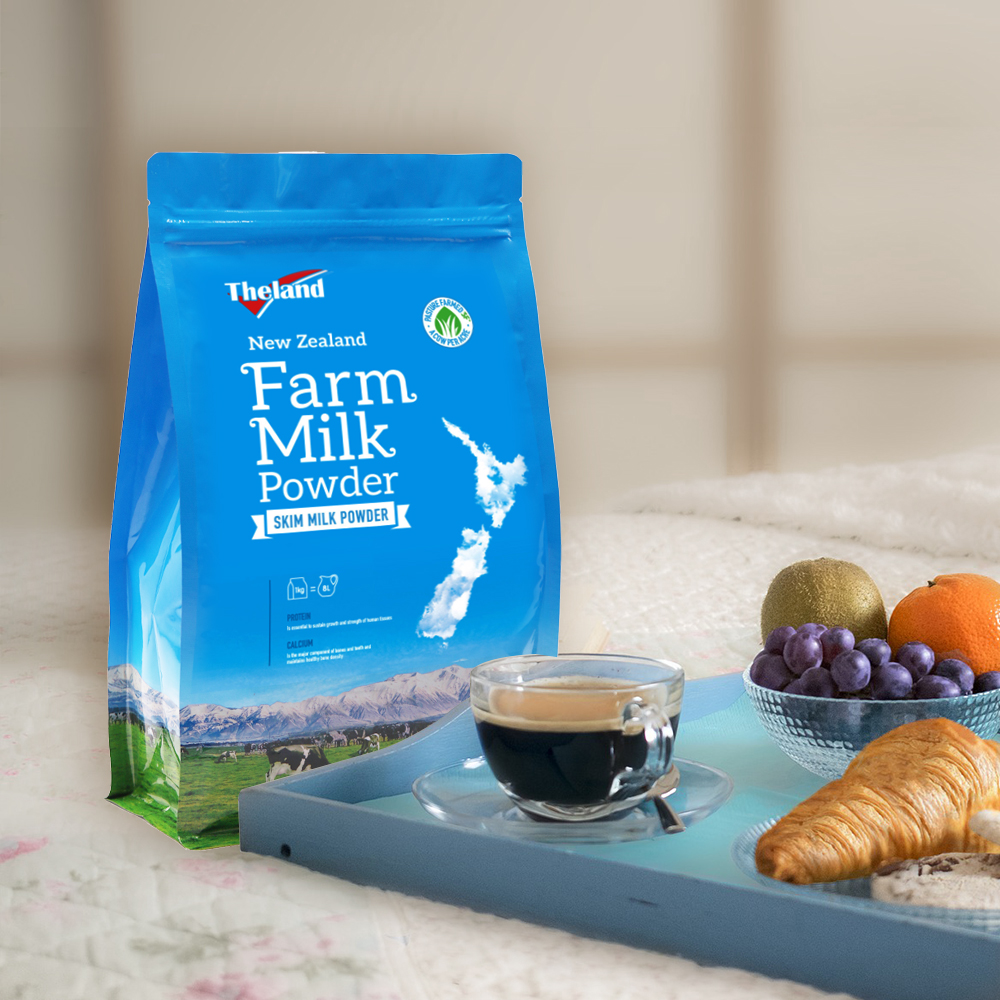 纽仕兰牧场脱脂白奶粉袋装1000克/袋